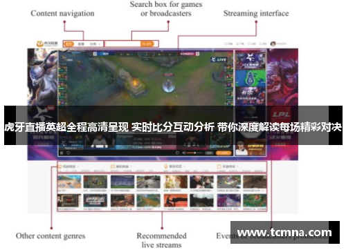虎牙直播英超全程高清呈现 实时比分互动分析 带你深度解读每场精彩对决