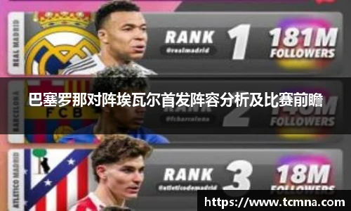 巴塞罗那对阵埃瓦尔首发阵容分析及比赛前瞻